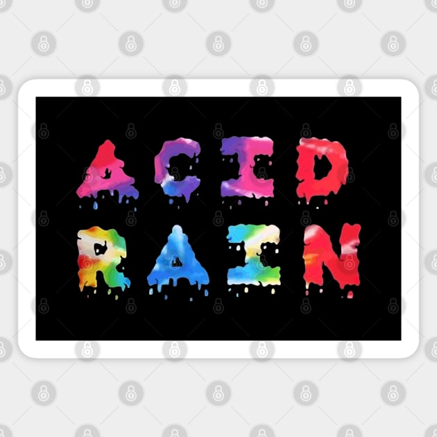 Acid Rain - Rainbow Art Magnet by AlmaHodges